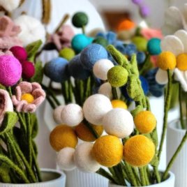 Filtblomster - Gry & Sif