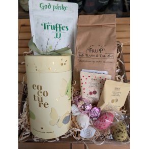 P�skekurv m. kaffe og chokolade
