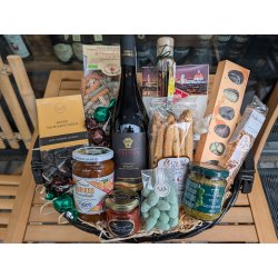 Gourmet p�skekurv m. r�dvin