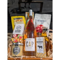 Sommerkurv med rose' vin