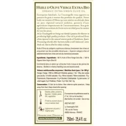 �kologisk ekstra Jomfru olivenolie 750 ml.