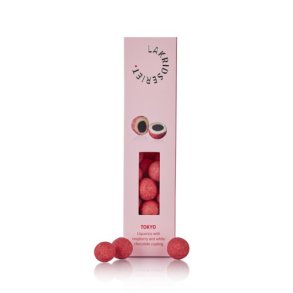 Tokyo - S�d Lakrids m. Hvid Chokolade & Hindb�rpulver