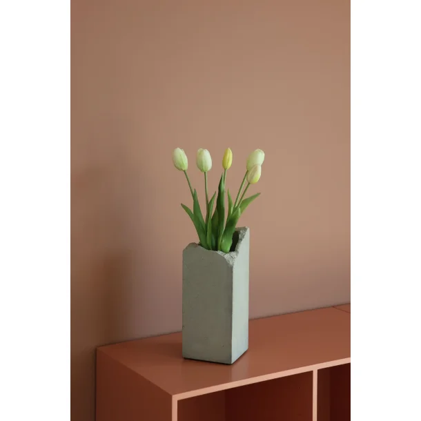 Hvide Tulipaner 5 stilke