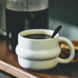 Minimalistisk Keramikkop � R�hvid Kop 300 ml