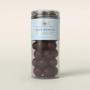THE ORIGINAL - Skovb�r vingummi - hvid chokolade og skovb�r pulver - gelatinefri