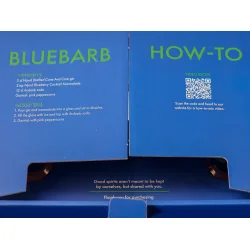 Spirit og Njord - Bluebarb - Cocktails�t