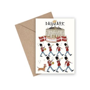 Det Lille Kongerige Danmark - A6 kort