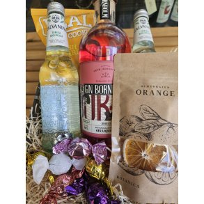Gavekurv med gin og tonic