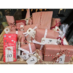 Julekalender med 24 gaver fra Fru P. Kaffe & The