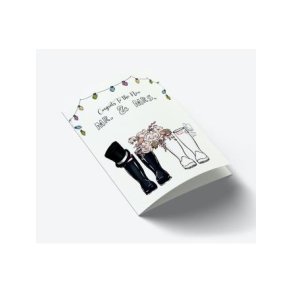 Mr. & Mrs. Gummistvler - A7 kort