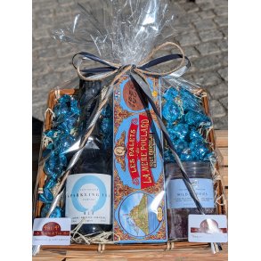 Bl� gavekurv med Sparkling Tea og s�de sager