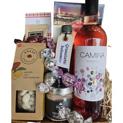 Sommerkurv med rose' vin