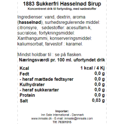 Hasselnd Sukkerfri Sirup