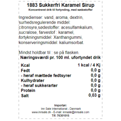 Karamel Sukkerfri Sirup
