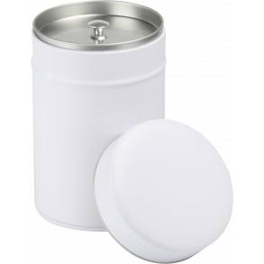 Hvid tedse med indre lg - 125 g.