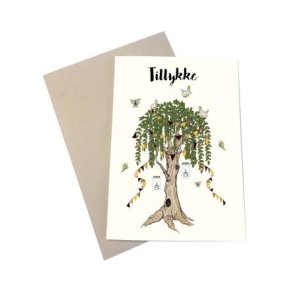 Tillykke - A6 kort