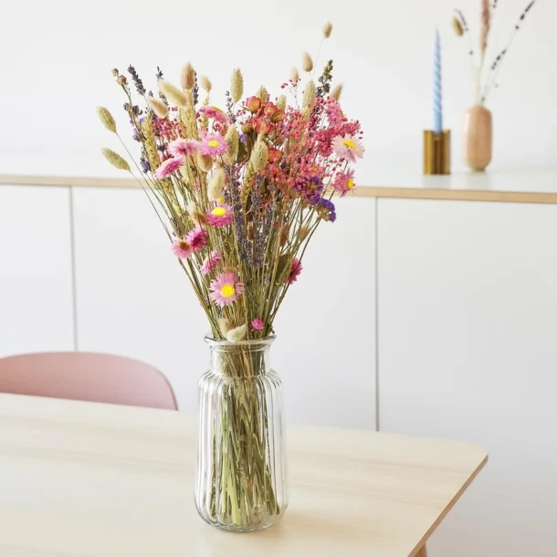 Trrede Blomster  Markbuket  Rosa