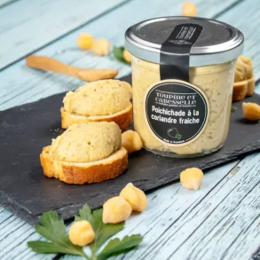 Kik�rtepure med friske koriander