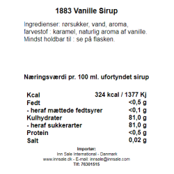 Vanilje Sirup