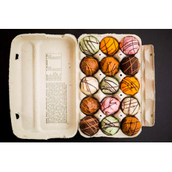 Romkugler fra Nr. by - Blandet kasse 15 stk.