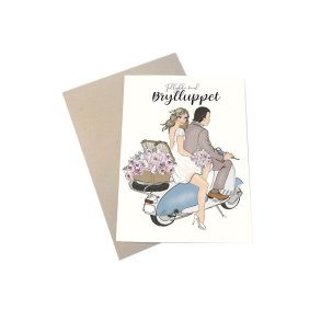 Tillykke med Brylluppet - A6 kort