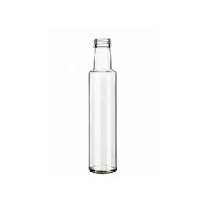 Glas flaske 250 ml med lg.