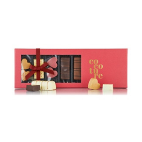 R�d jule�ske med fyldte chokolader, lakrids og marcipan 225g