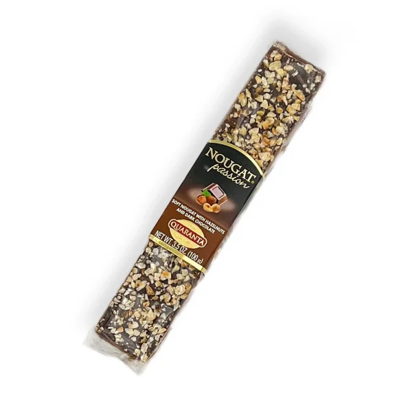 Nougat med Hasseln�d og M�rk chokolade