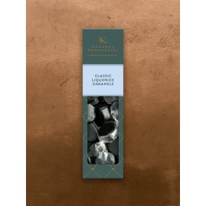 Classic liquorice caramels