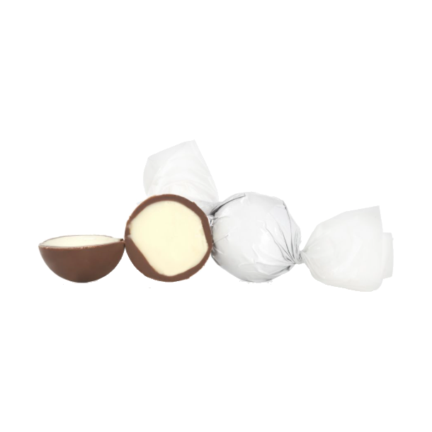 Chokoladekugler M&aelig;lkechokolade med kokos