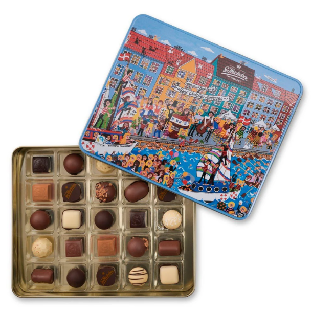 Danmark kunstd�se med chokolade - Sv. Michelsen