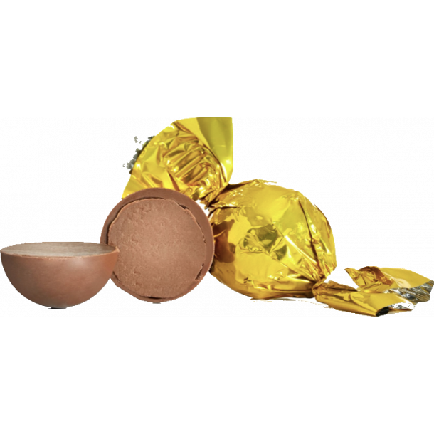 Chokoladekugler M&aelig;lkechokolade med karamel