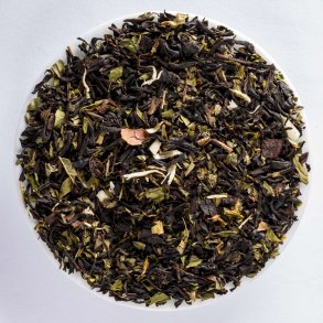 Sort mint chokolade te