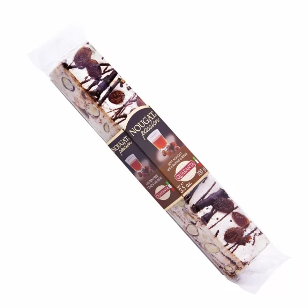 Nougat med Rom og rosin